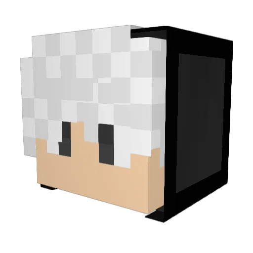 arijan Minecraft avatar head, 3D render