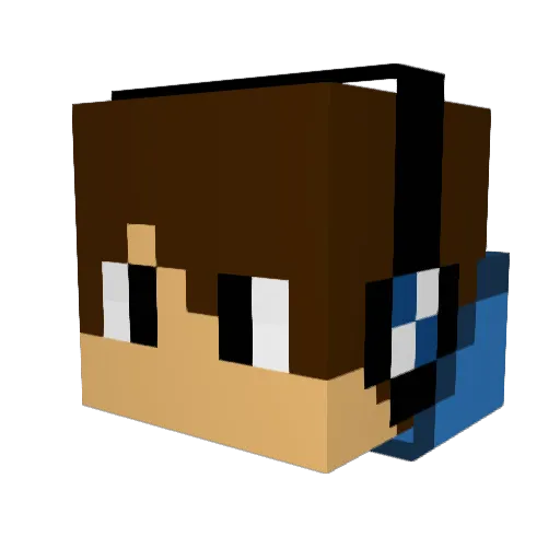 arikato23 Minecraft avatar head, 3D render