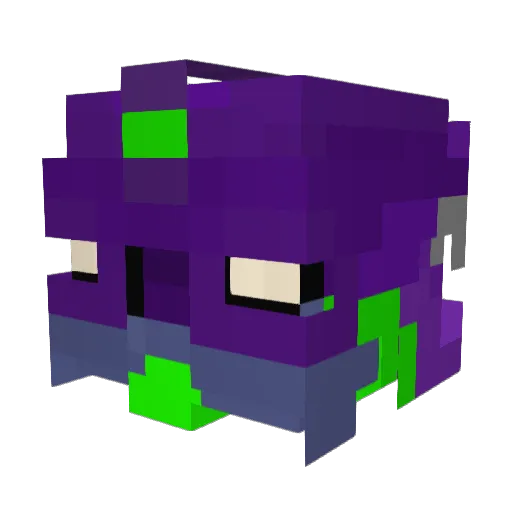 arimizu Minecraft avatar head, 3D render