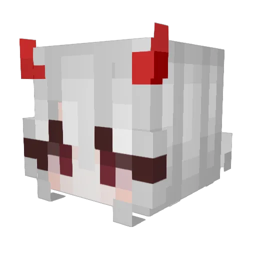 arino4ka110 Minecraft avatar head, 3D render