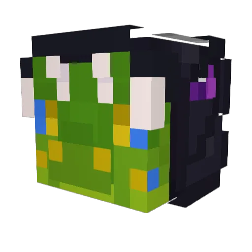 ario_s Minecraft avatar head, 3D render