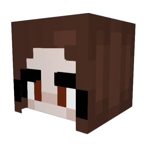 ariri_chardson Minecraft avatar head, 3D render
