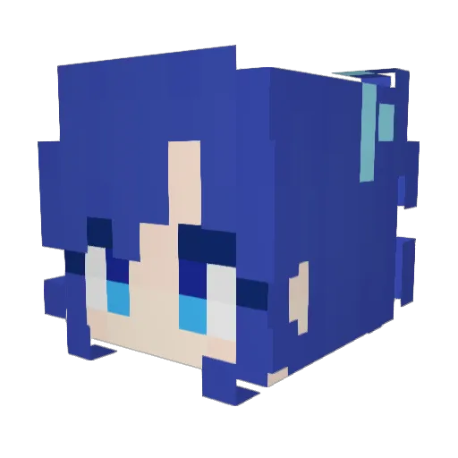 arirnoff Minecraft avatar head, 3D render