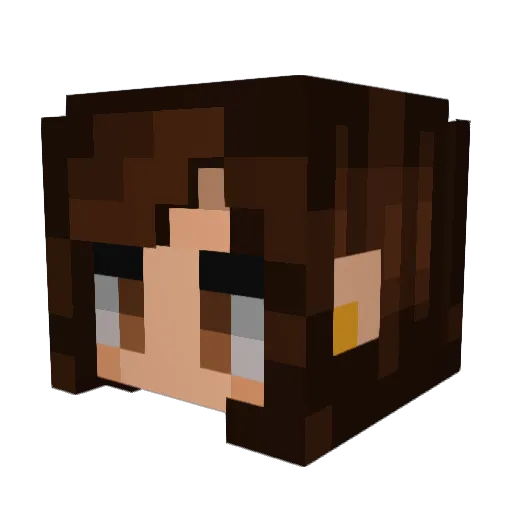 arisiann_9496 Minecraft avatar head, 3D render