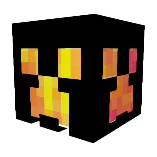 arismine Minecraft avatar head, 3D render