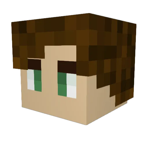 aristaeus4022 Minecraft avatar head, 3D render