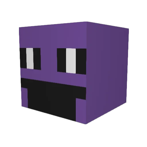 aristmee Minecraft avatar head, 3D render