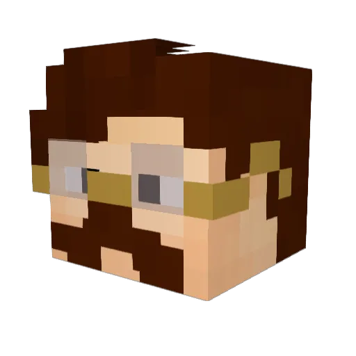 aristocrat2008 Minecraft avatar head, 3D render