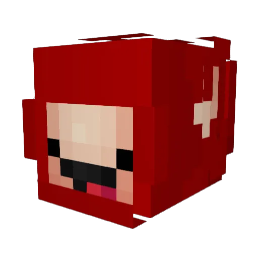 aritares Minecraft avatar head, 3D render