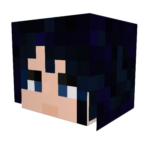 arithjak Minecraft avatar head, 3D render
