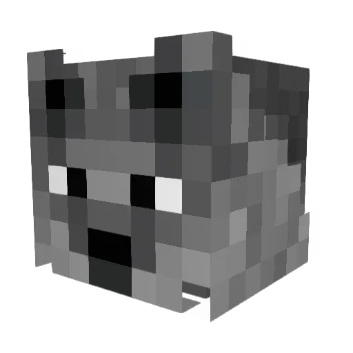 arius4fun Minecraft avatar head, 3D render