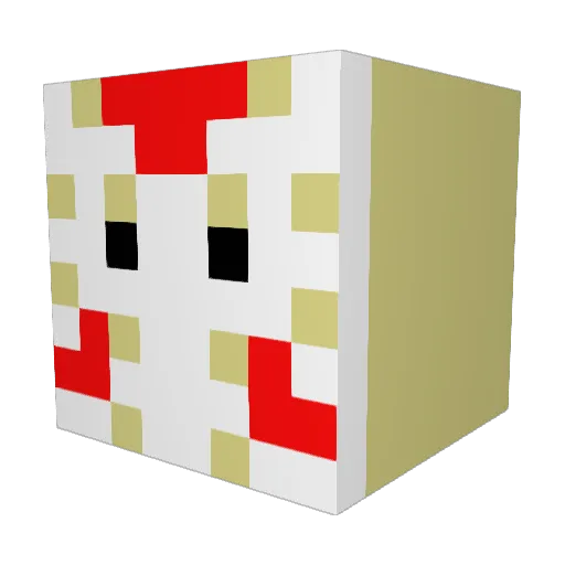 arixons Minecraft avatar head, 3D render