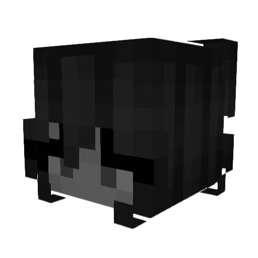 arixr Minecraft avatar head, 3D render