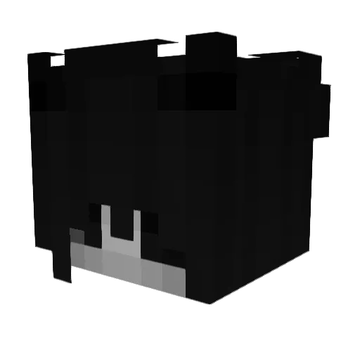 arizaHvH Minecraft avatar head, 3D render