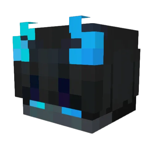 ark_sleep Minecraft avatar head, 3D render