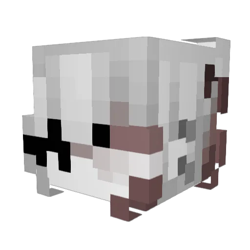 arkayaa Minecraft avatar head, 3D render