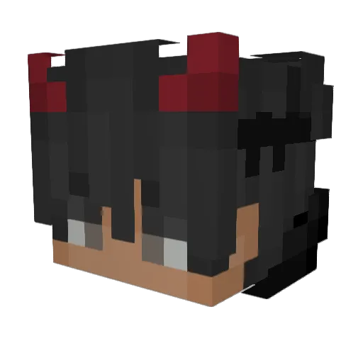 arkcy Minecraft avatar head, 3D render