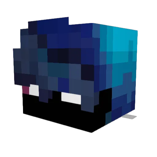 arkerox Minecraft avatar head, 3D render