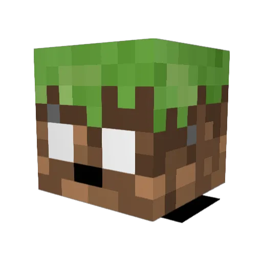 arkhalis Minecraft avatar head, 3D render