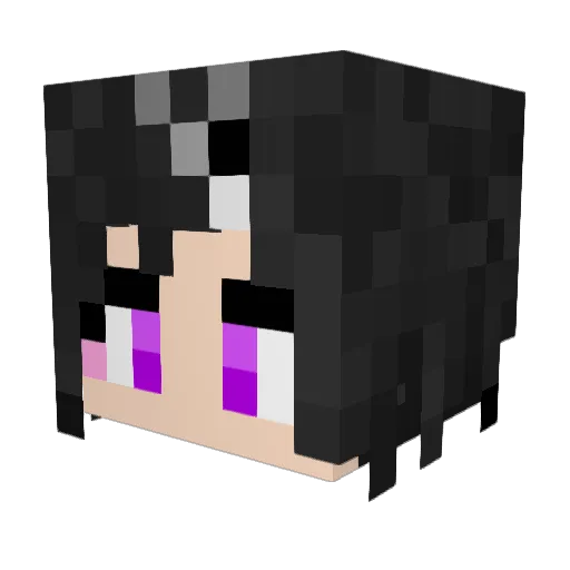 arkhamidus Minecraft avatar head, 3D render