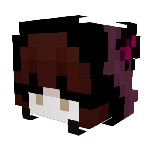 arkkss Minecraft avatar head, 3D render