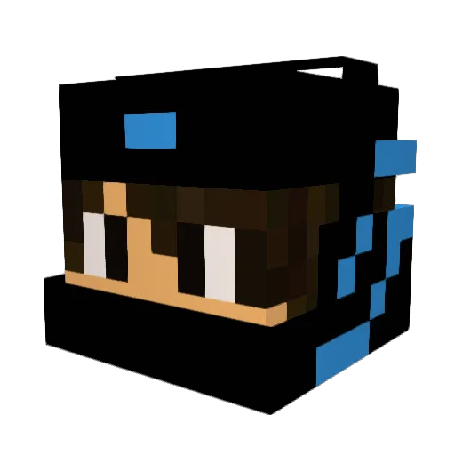arko2003 Minecraft avatar head, 3D render