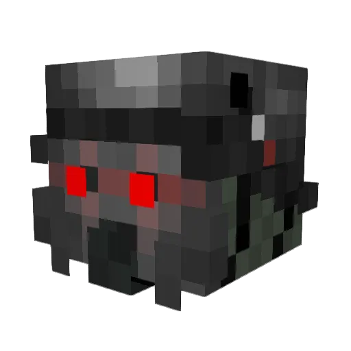 arkoniko Minecraft avatar head, 3D render