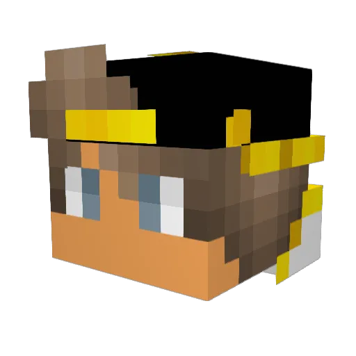 arkos2222 Minecraft avatar head, 3D render