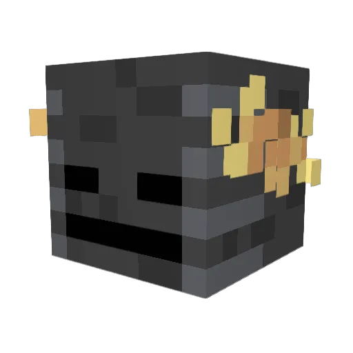 arkromin Minecraft avatar head, 3D render