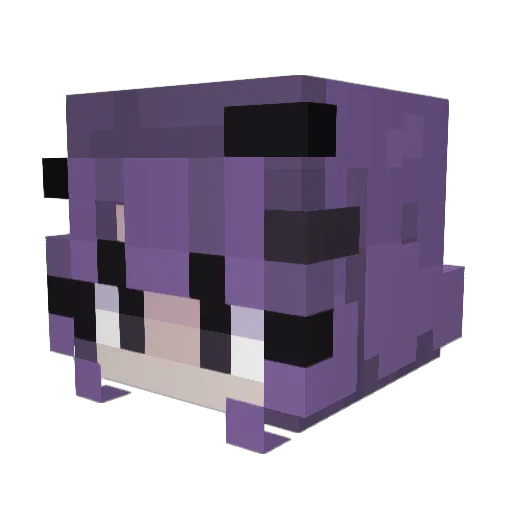 arletCX Minecraft avatar head, 3D render