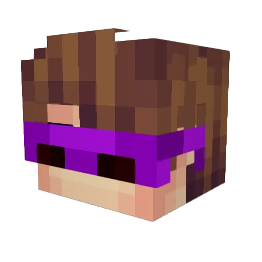 arliuu Minecraft avatar head, 3D render