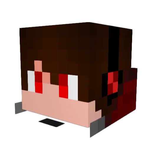 arllileo Minecraft avatar head, 3D render