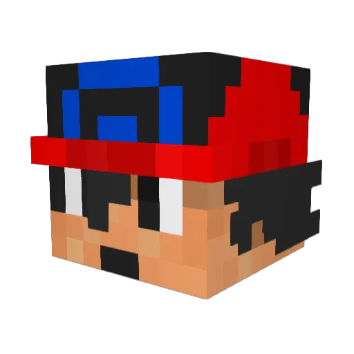 arlo1020 Minecraft avatar head, 3D render