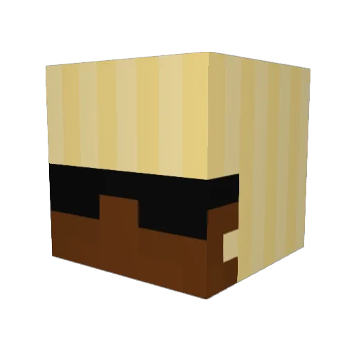 arm0n_ Minecraft avatar head, 3D render