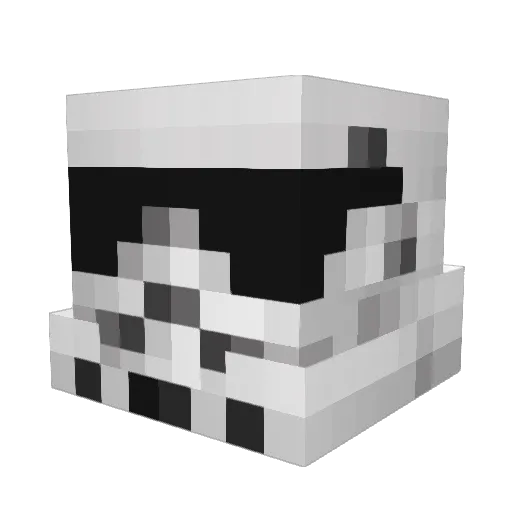 armadeath Minecraft avatar head, 3D render