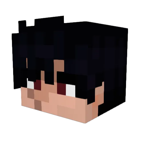 armadilo987 Minecraft avatar head, 3D render