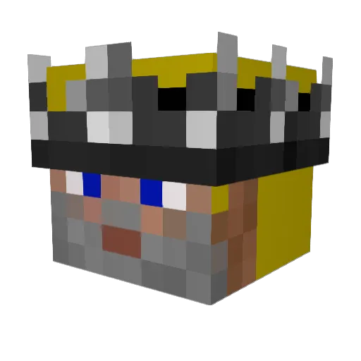 armag1d0n Minecraft avatar head, 3D render