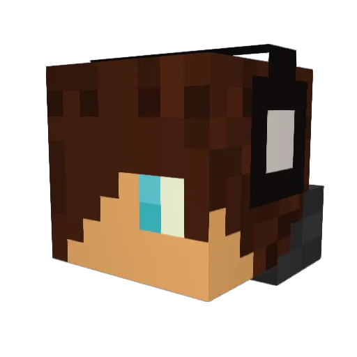 armando2395 Minecraft avatar head, 3D render