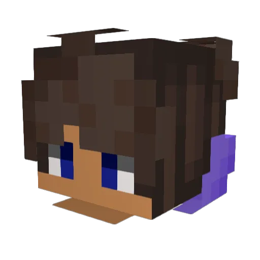 armen14 Minecraft avatar head, 3D render