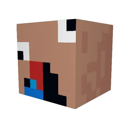 armfart11 Minecraft avatar head, 3D render