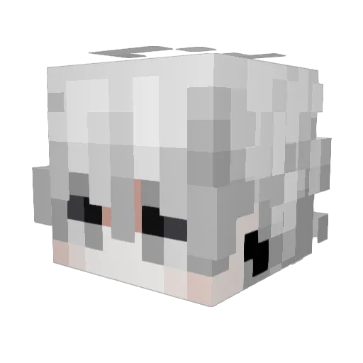 armiterre Minecraft avatar head, 3D render