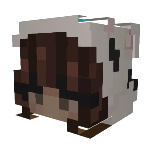 armoar344 Minecraft avatar head, 3D render
