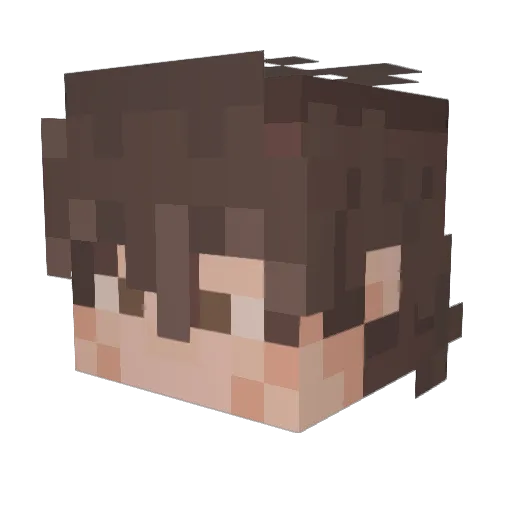 armordev Minecraft avatar head, 3D render