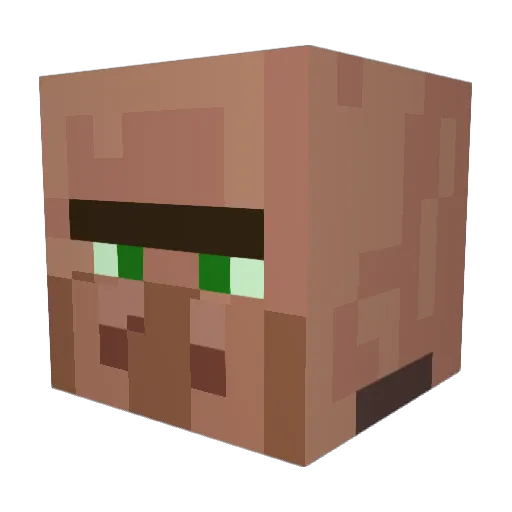 armoredcrane Minecraft avatar head, 3D render