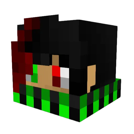 armorer1984 Minecraft avatar head, 3D render