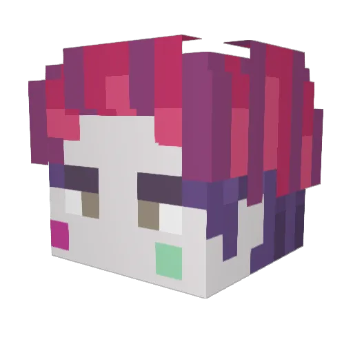 armr Minecraft avatar head, 3D render