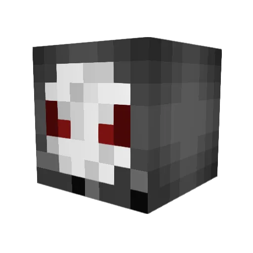 armsandarmor Minecraft avatar head, 3D render