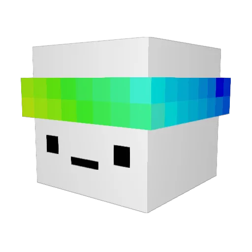 armsb18 Minecraft avatar head, 3D render