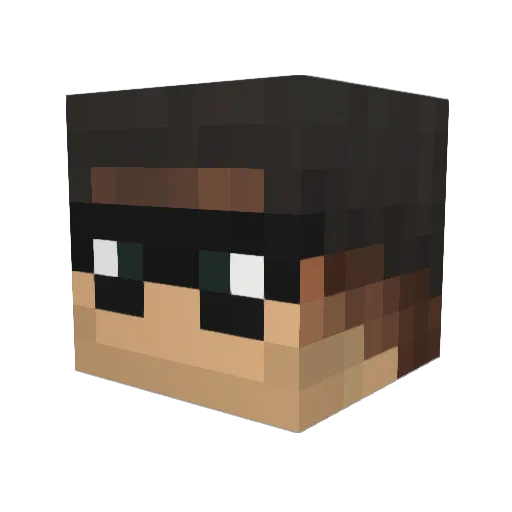 armydude800 Minecraft avatar head, 3D render