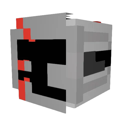 armypappy Minecraft avatar head, 3D render